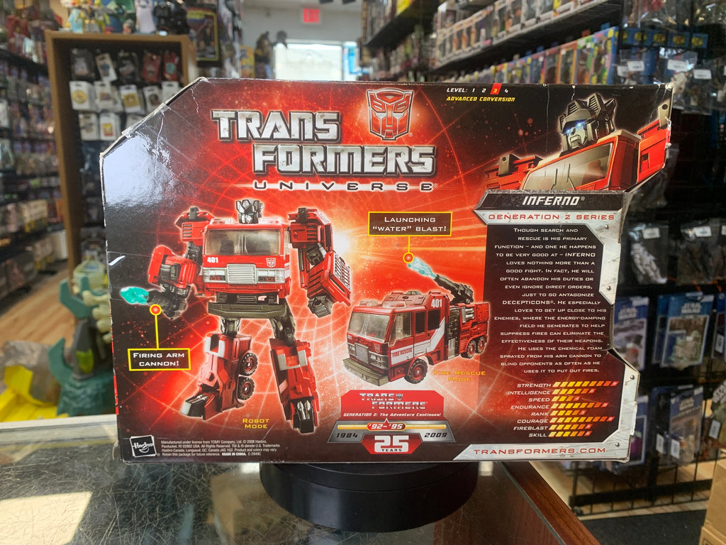 Inferno Voyager Class -25 Years- (Transformers Universe RID, Hasbro) **SEALED** product image 4, provided for visual