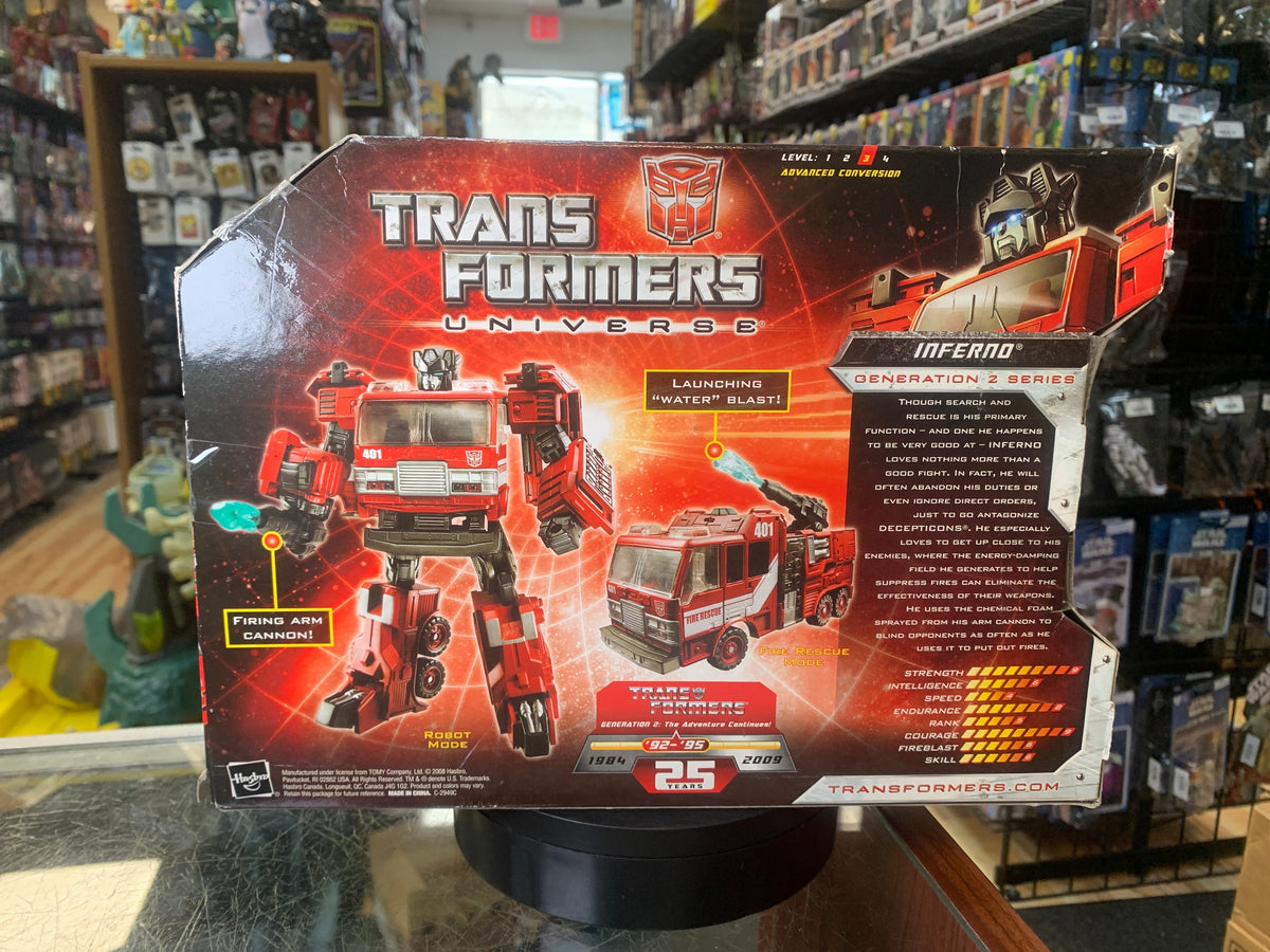 Inferno Voyager Class -25 Years- (Transformers Universe RID, Hasbro) **SEALED** product image 4, provided for visual