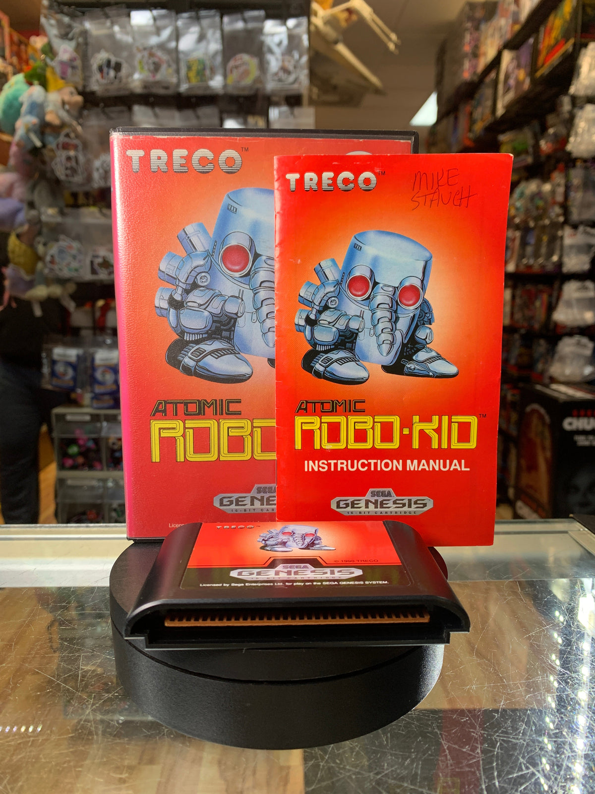 Atomic Robot Kid (Sega Genesis, Vintage Video Games) COMPLETE product image 1, provided for visual reference and product