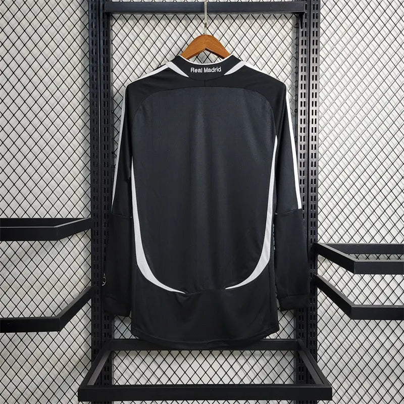 Long Sleeves Away Real Madrid Jersey 06/07 Retro Football product image 9
