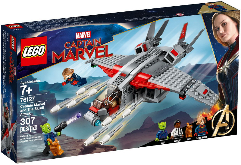 76127 Captain Marvel and The Skrull Attack (Retired) (Certified Complete) product image 1, provided for visual reference and