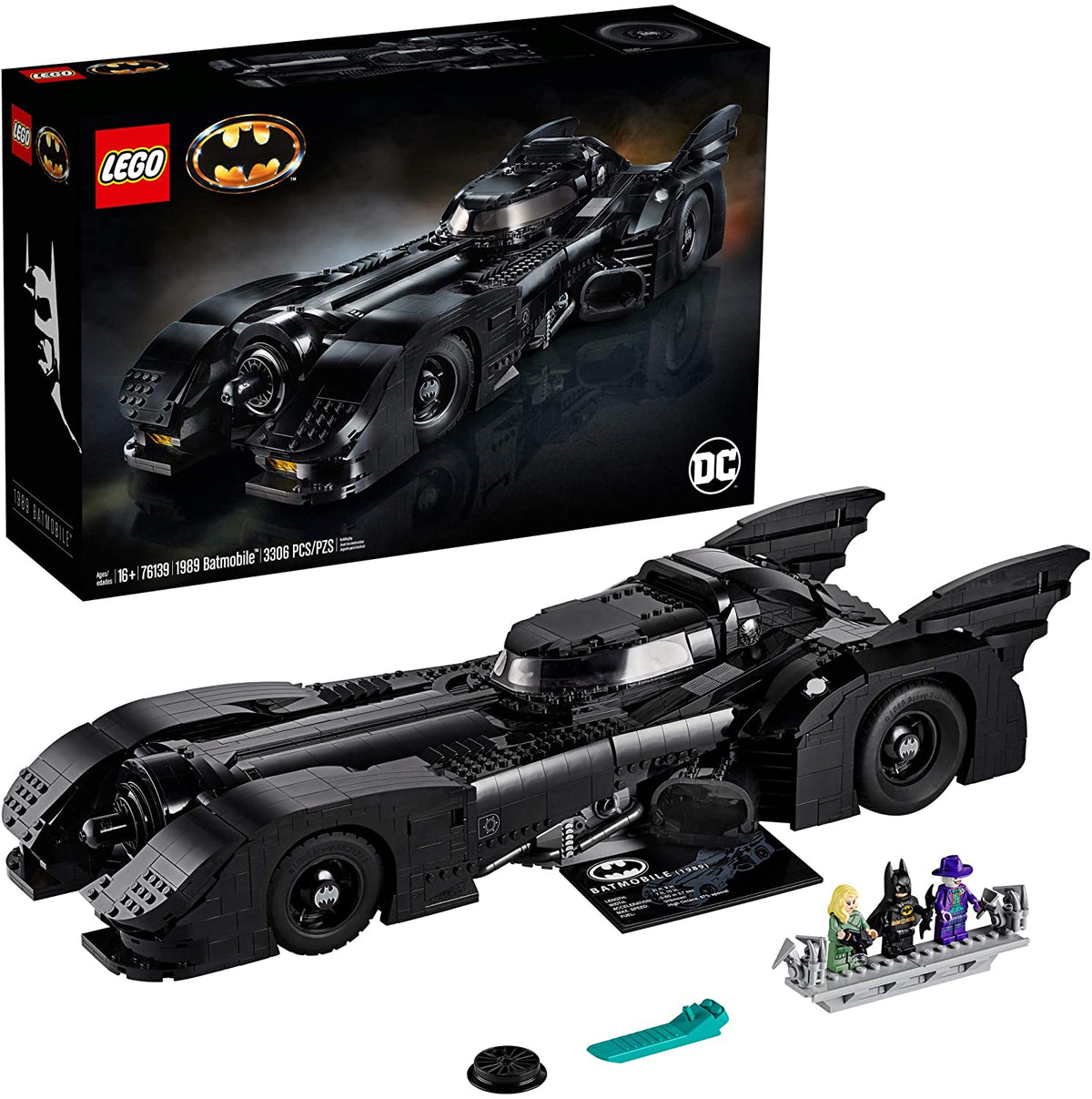 76139 DC Batman 1989 Batmobile (Retired) (Certified Complete) product image 1, provided for visual reference and product