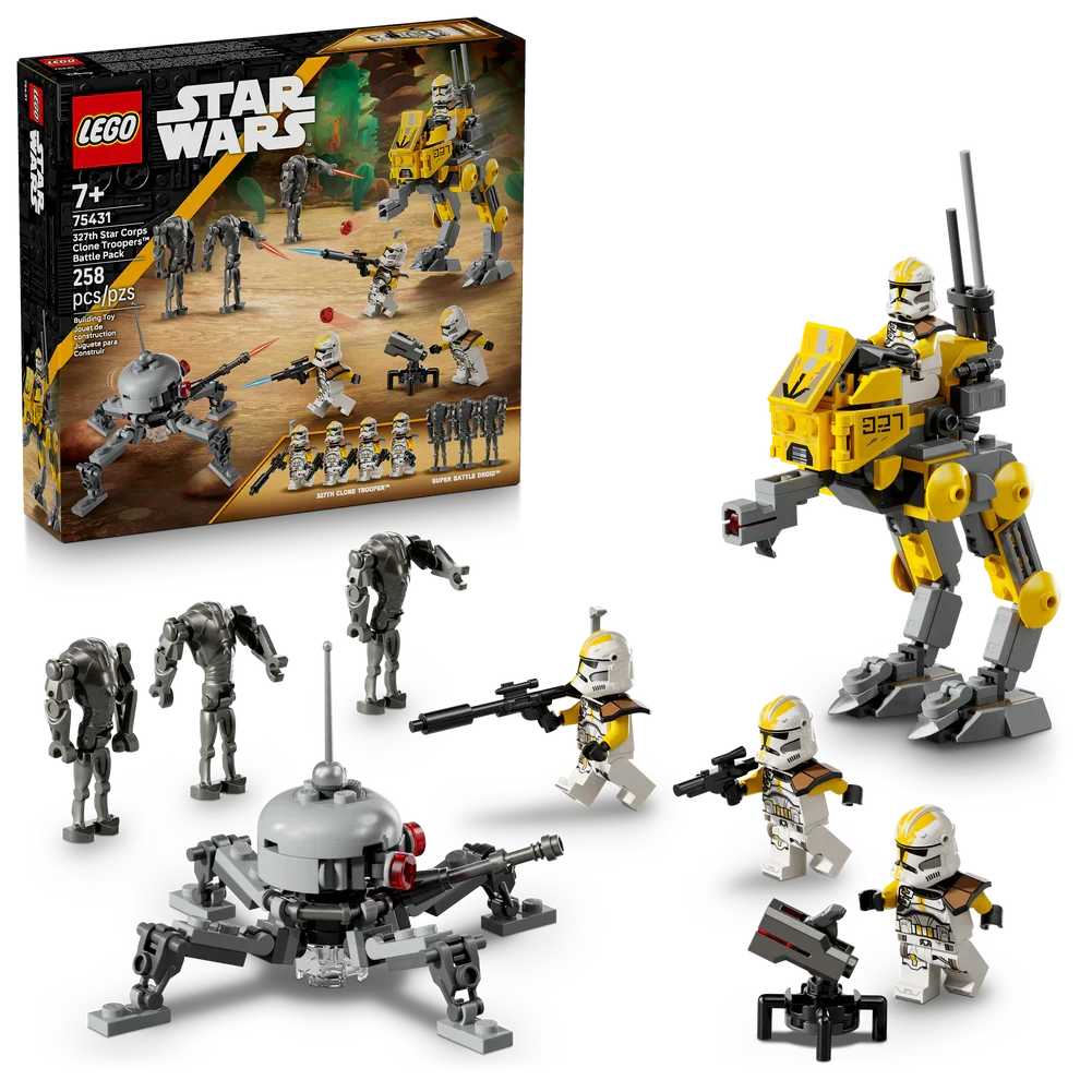 75431 327th Star Corps Clone Troopers Battle Pack