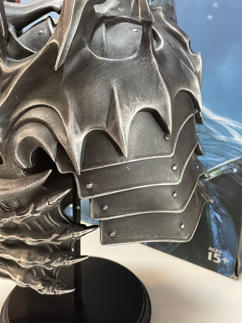 Helm of Domination Lich King Statue (Blizzard, World Of Warcraft) OPEN BOX product image 7, provided for visual reference