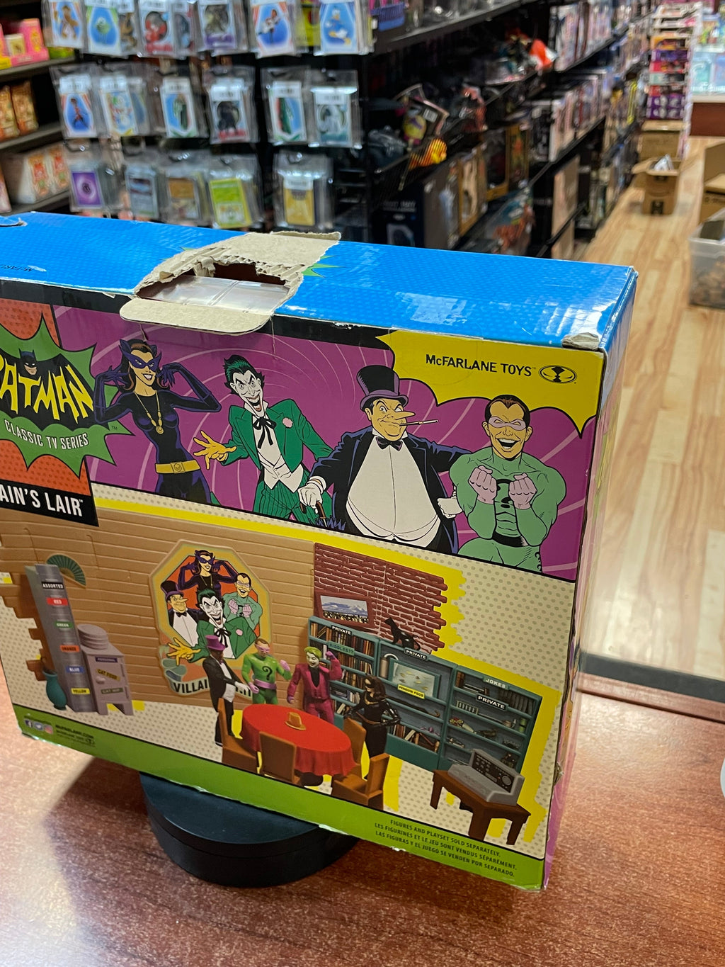 Villains Lair (Mattel, Batman Classic TV) **SEALED** product image 4, provided for visual reference and product detail review