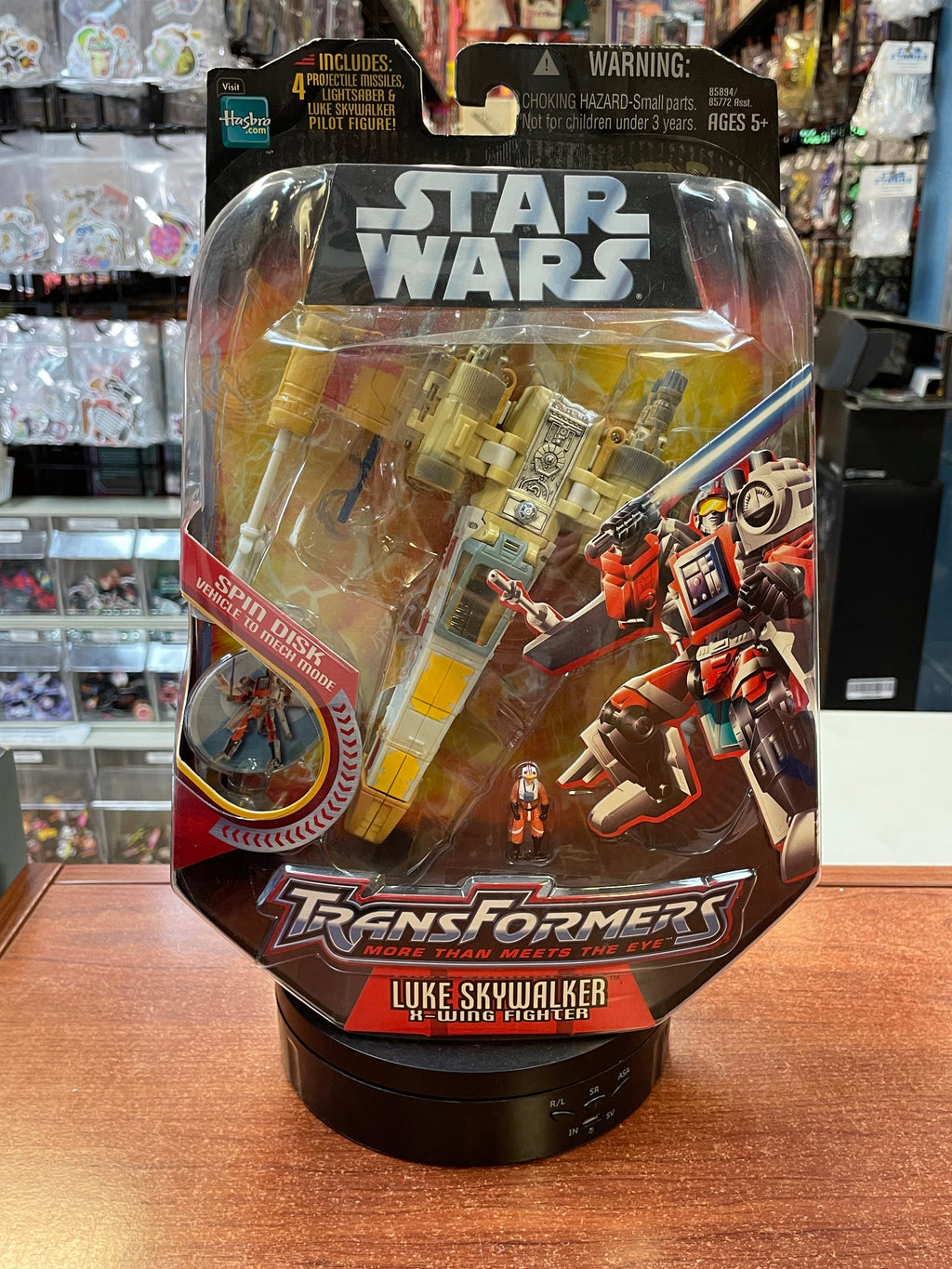 Luke Skywalker X-Wingfighter (Transformers Star Wars, Hasbro) SEALED product image 1, provided for visual reference and