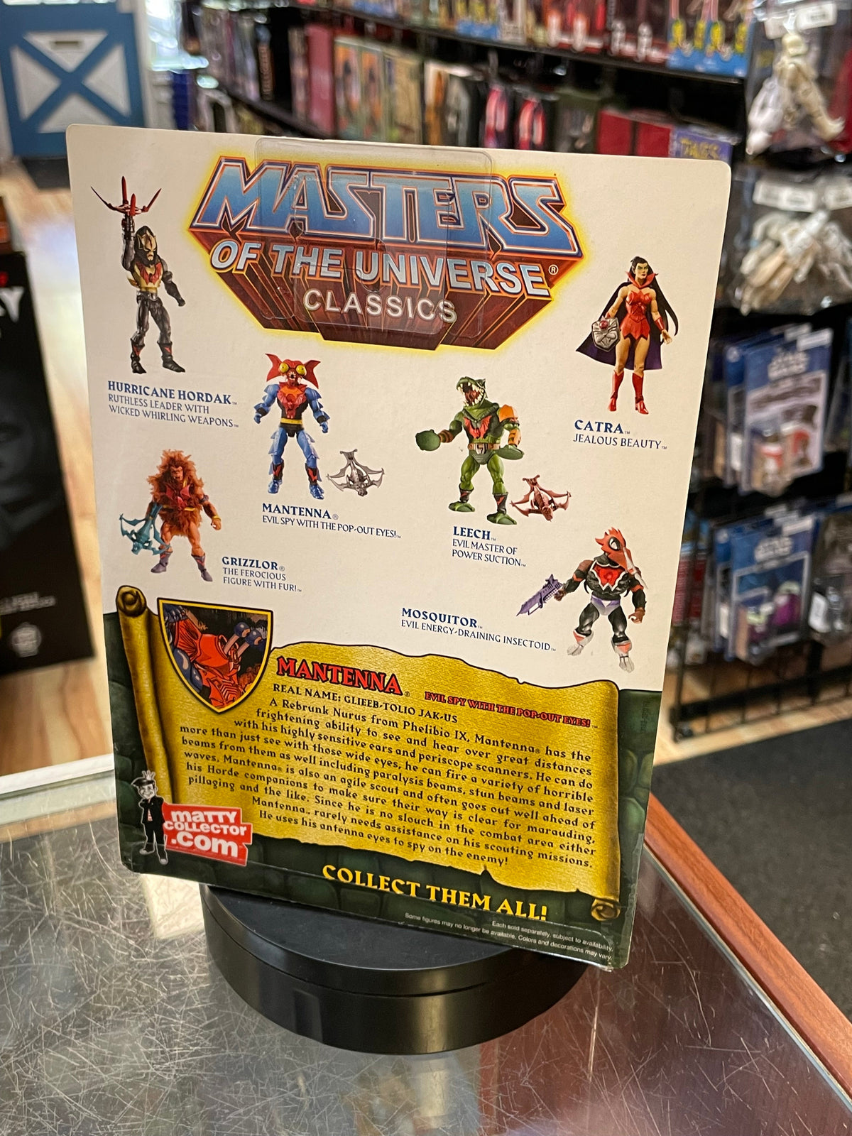 Mantenna -Evil Horde- (MOTU Classics, Masters Of The Universe, Mattel) **SEALED** product image 4, provided for visual