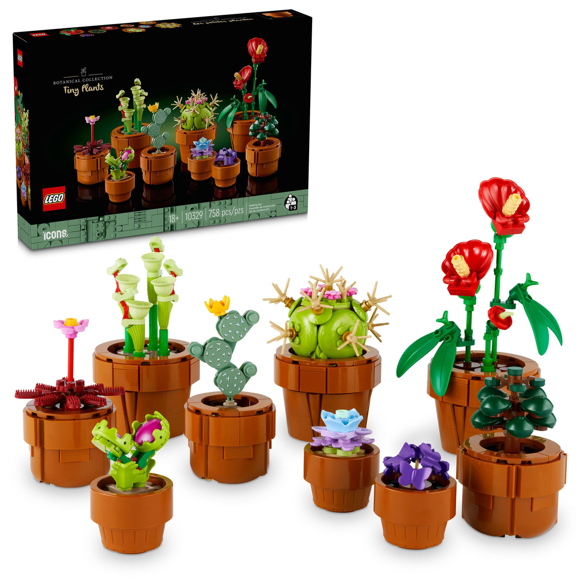 10329 LEGO Icons: Tiny Plants (Certified Complete) product image 1, provided for visual reference and product detail review