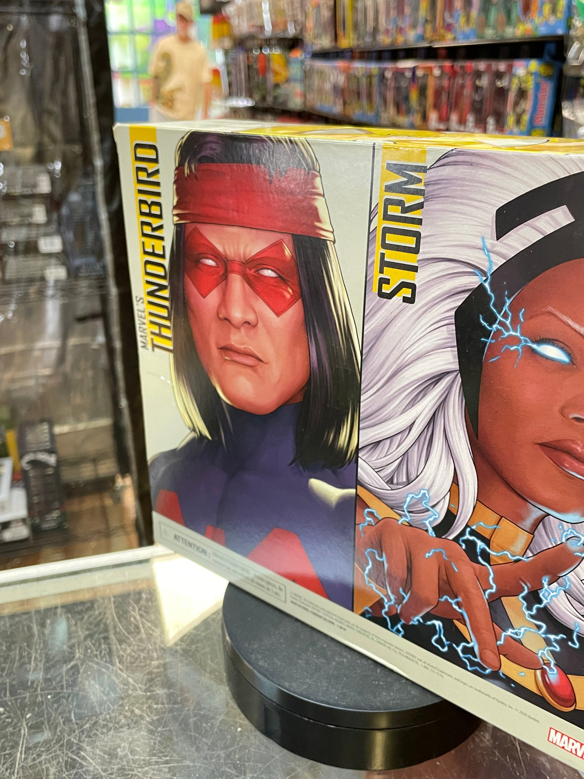 Storm & Thunderbird 2 Pack (X-Men, Marvel Legends, Hasbro) SEALED product image 7, provided for visual reference and product