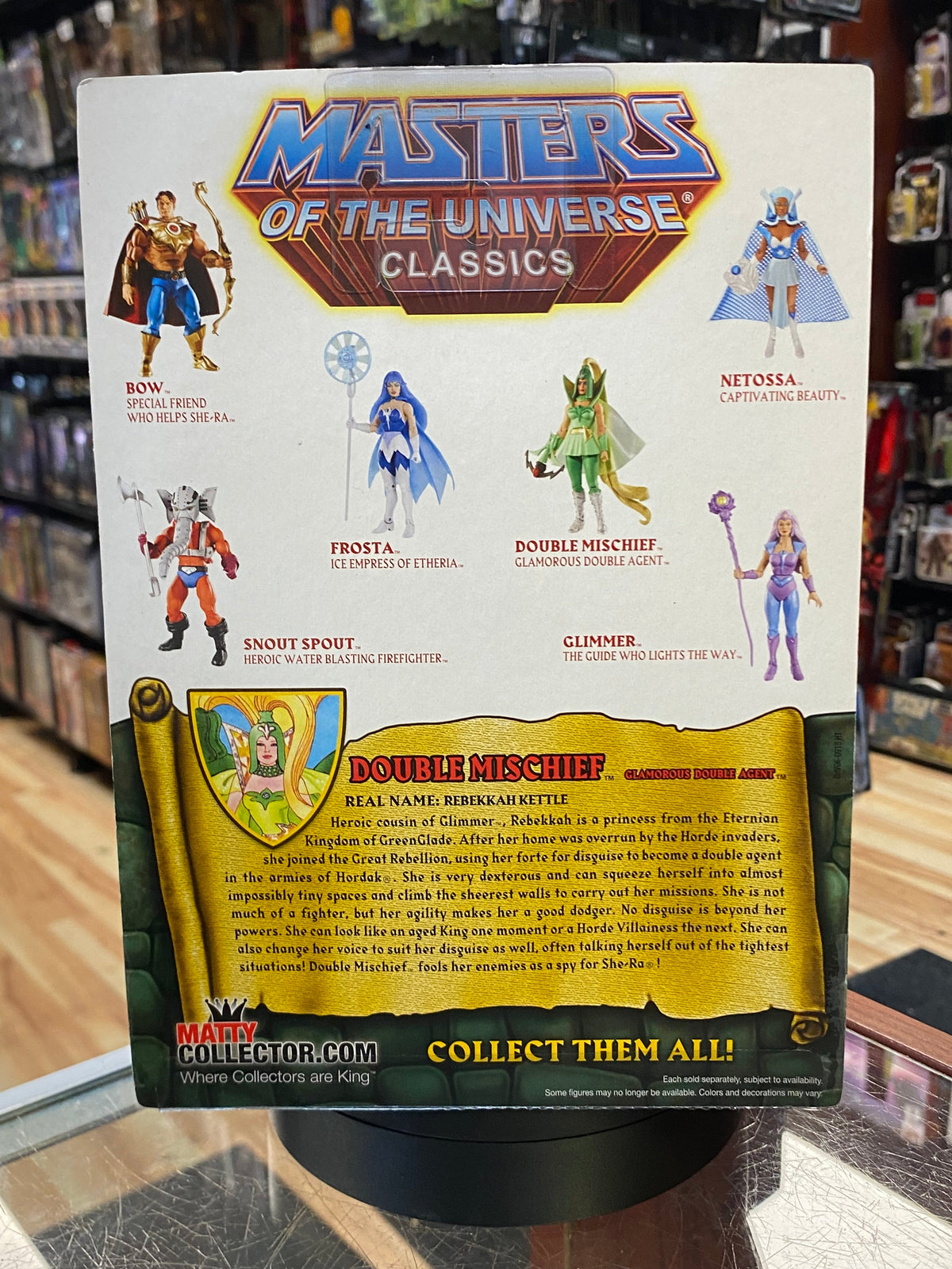 Double Mischief (MOTU Classics, Mattel) **SEALED** product image 3, provided for visual reference and product detail review