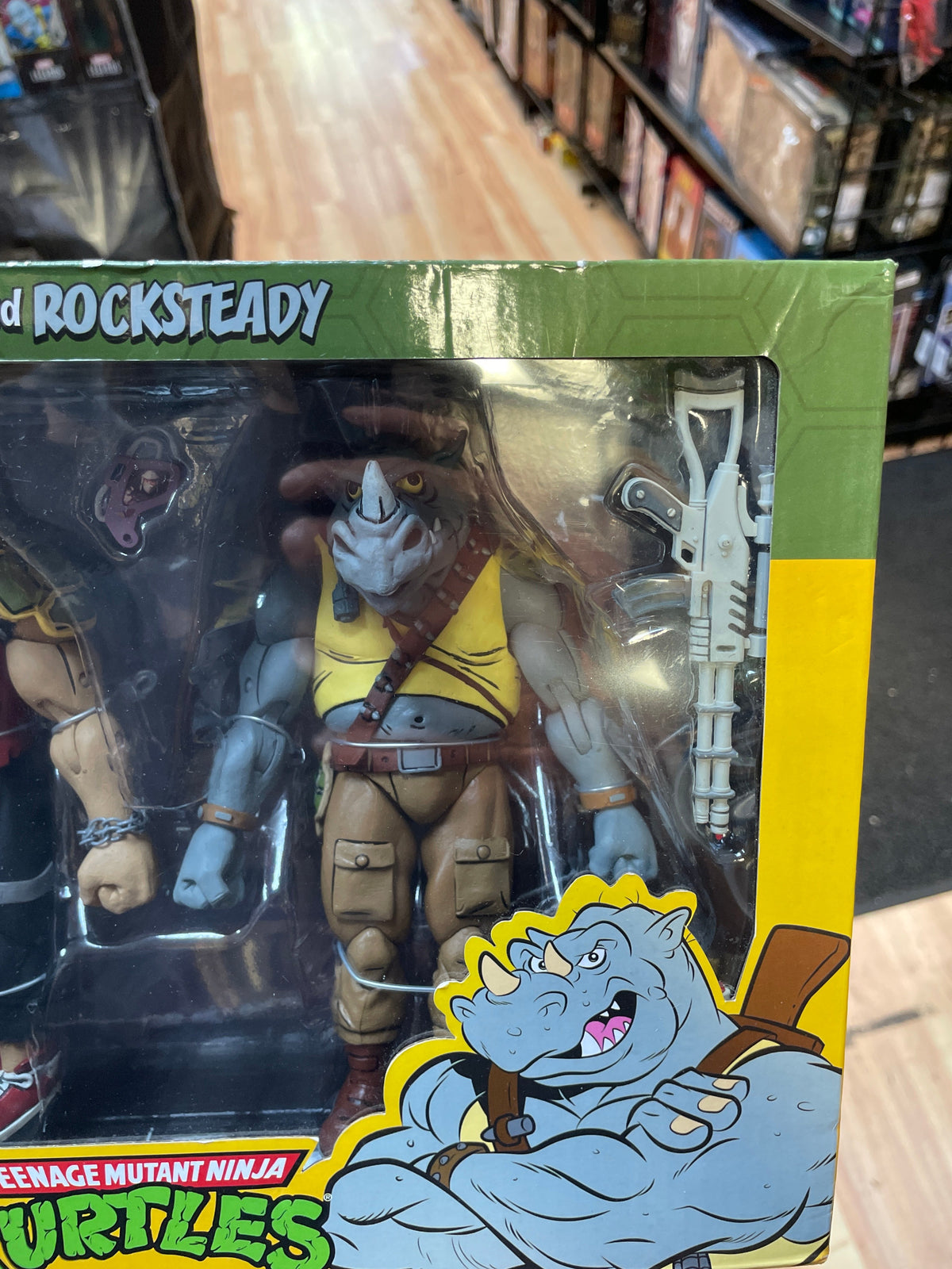Bebop & Rocksteady (Teenage Ninja Turtles, TMNT, Neca) SEALED product image 3, provided for visual reference and product