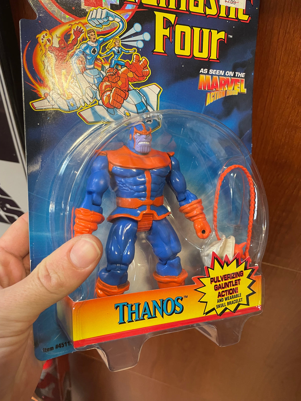 Thanos (Toybiz, Vintage Fantastic Four, Marvel) SEALED product image 4, provided for visual reference and product detail