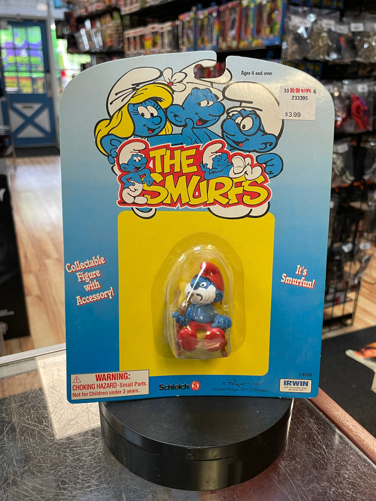 Papa Smurf (Vintage Smurfs, Schleich Peyo) **SEALED** product image 1, provided for visual reference and product detail
