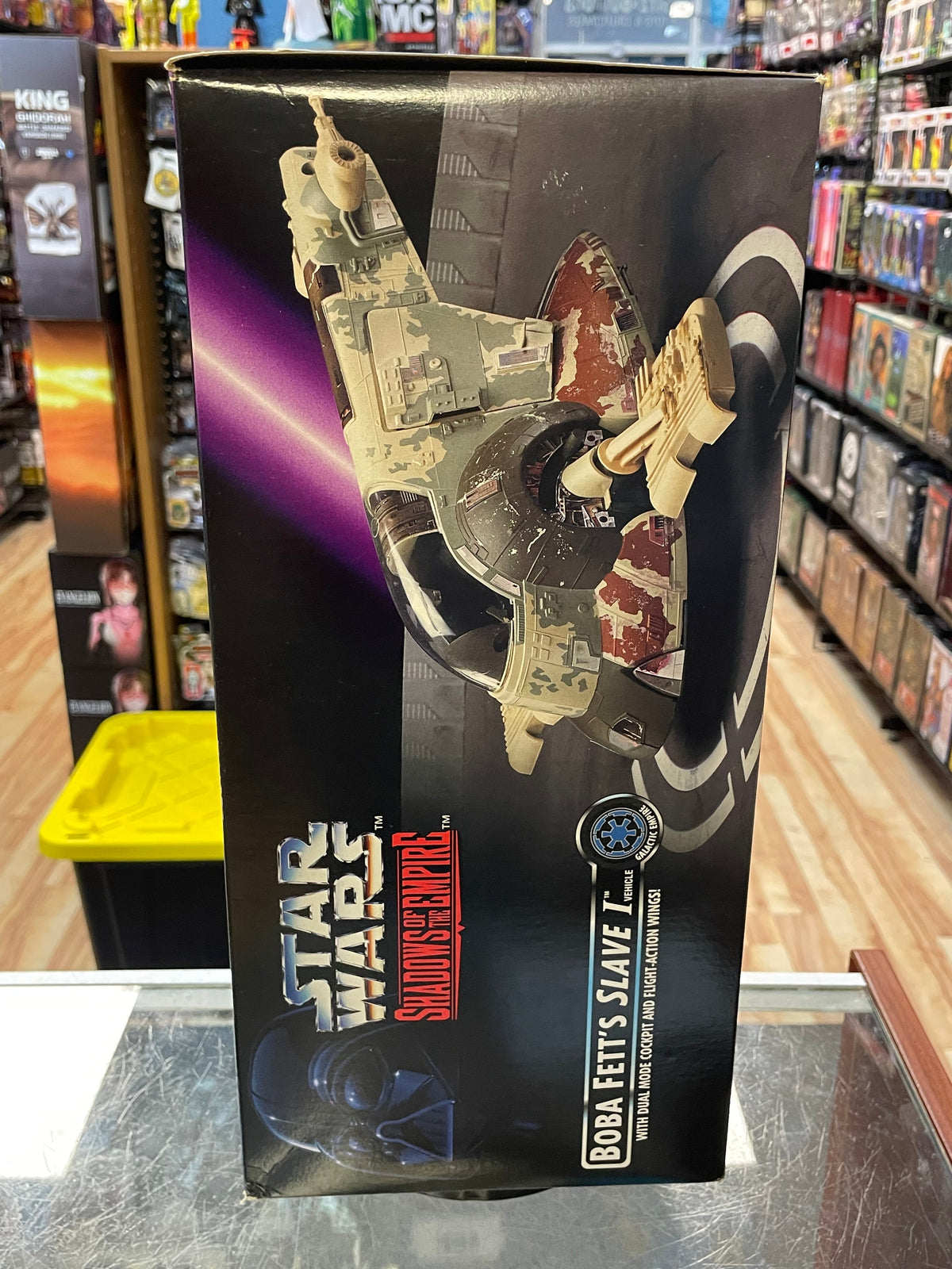 Shadows of the Empire Slave 1(Vintage Star Wars, Hasbro) SEALED product image 2, provided for visual reference and product
