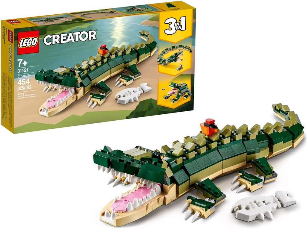 31121 LEGO Creator 3 in 1 Crocodile (Retired) (Certified Complete) product image 1, provided for visual reference and