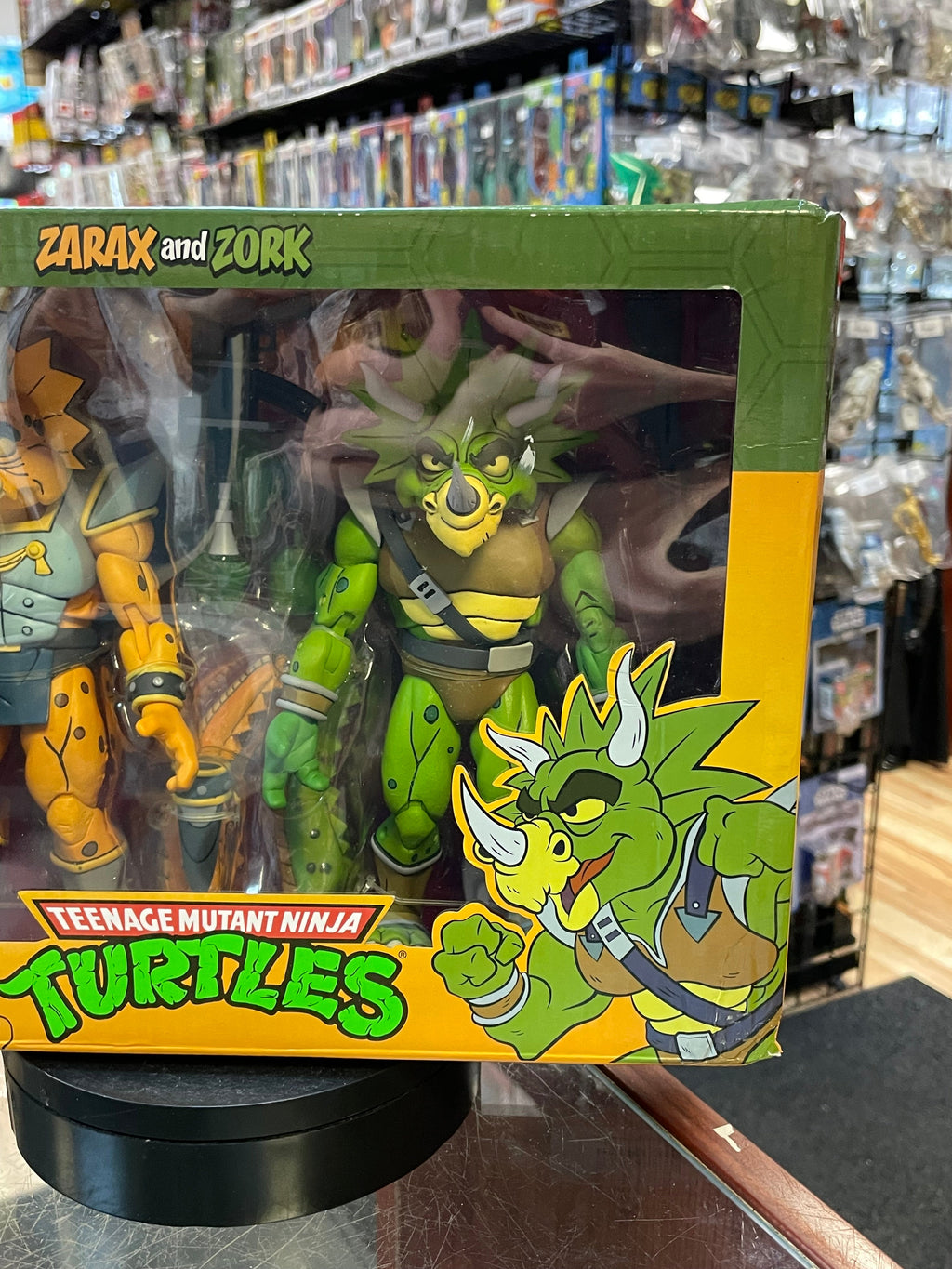 Zarax & Zork 1799 (NECA, TMNT Ninja Turtles) *SEALED* product image 2, provided for visual reference and product detail