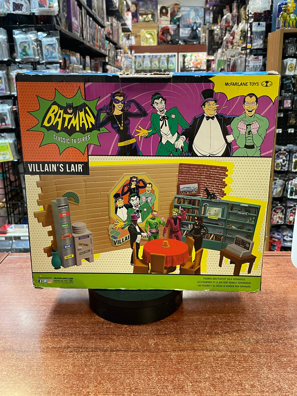 Villains Lair (Mattel, Batman Classic TV) **SEALED** product image 2, provided for visual reference and product detail review