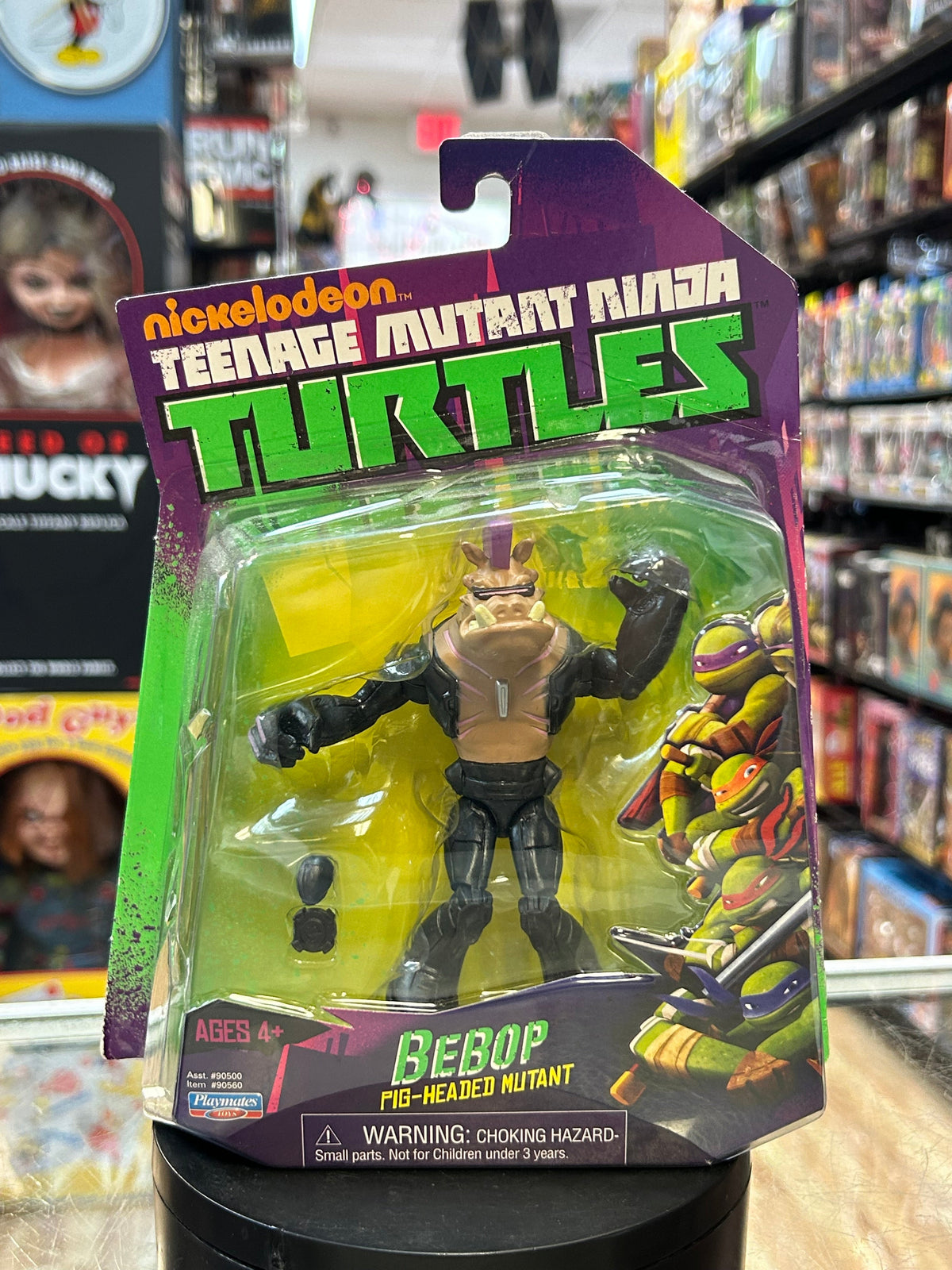 Pig Head Bebop Nickelodeon (TMNT Ninja Turtles, Playmates) SEALED product image 1, provided for visual reference and product