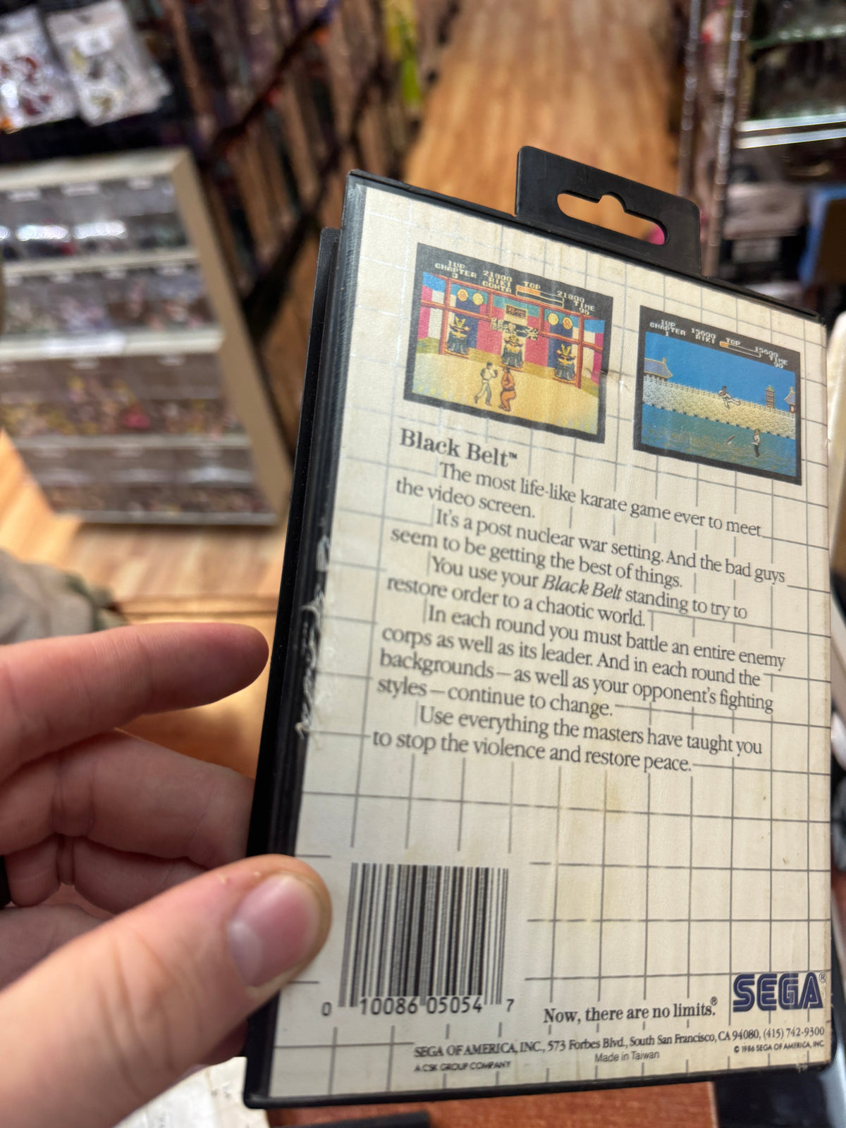 Black Belt with Box & Manual (Vintage Sega Master System, Video Game) product image 12, provided for visual reference and