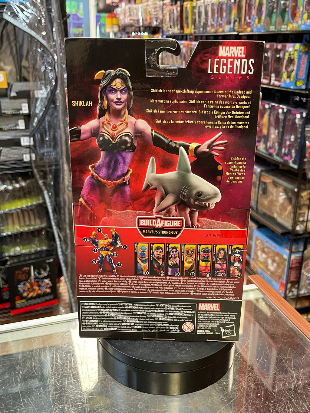 Shiklah BAF Strong Guy (Marvel Legends, Hasbro) *SEALED* product image 2, provided for visual reference and product detail