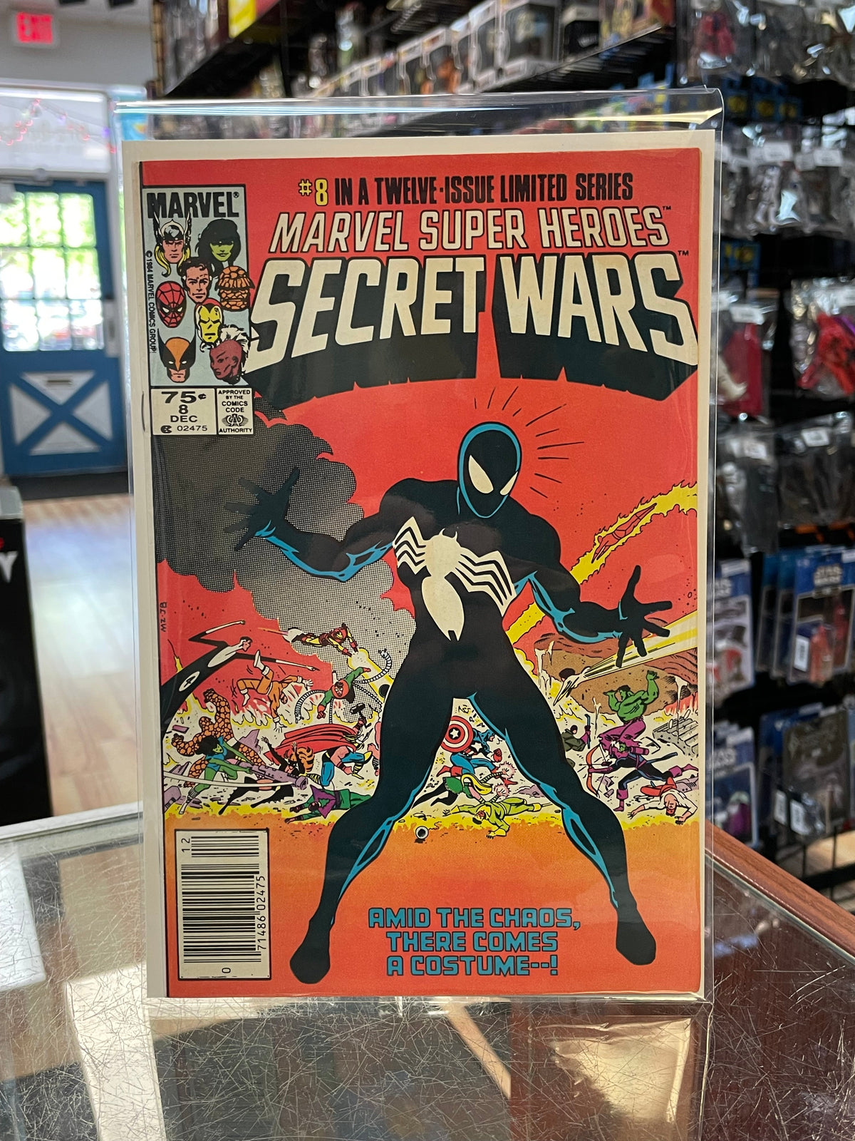 Secret Wars #8 Newsstand -1st Black Symbiote- 0597 (Marvel, Comics) product image 1, provided for visual reference and