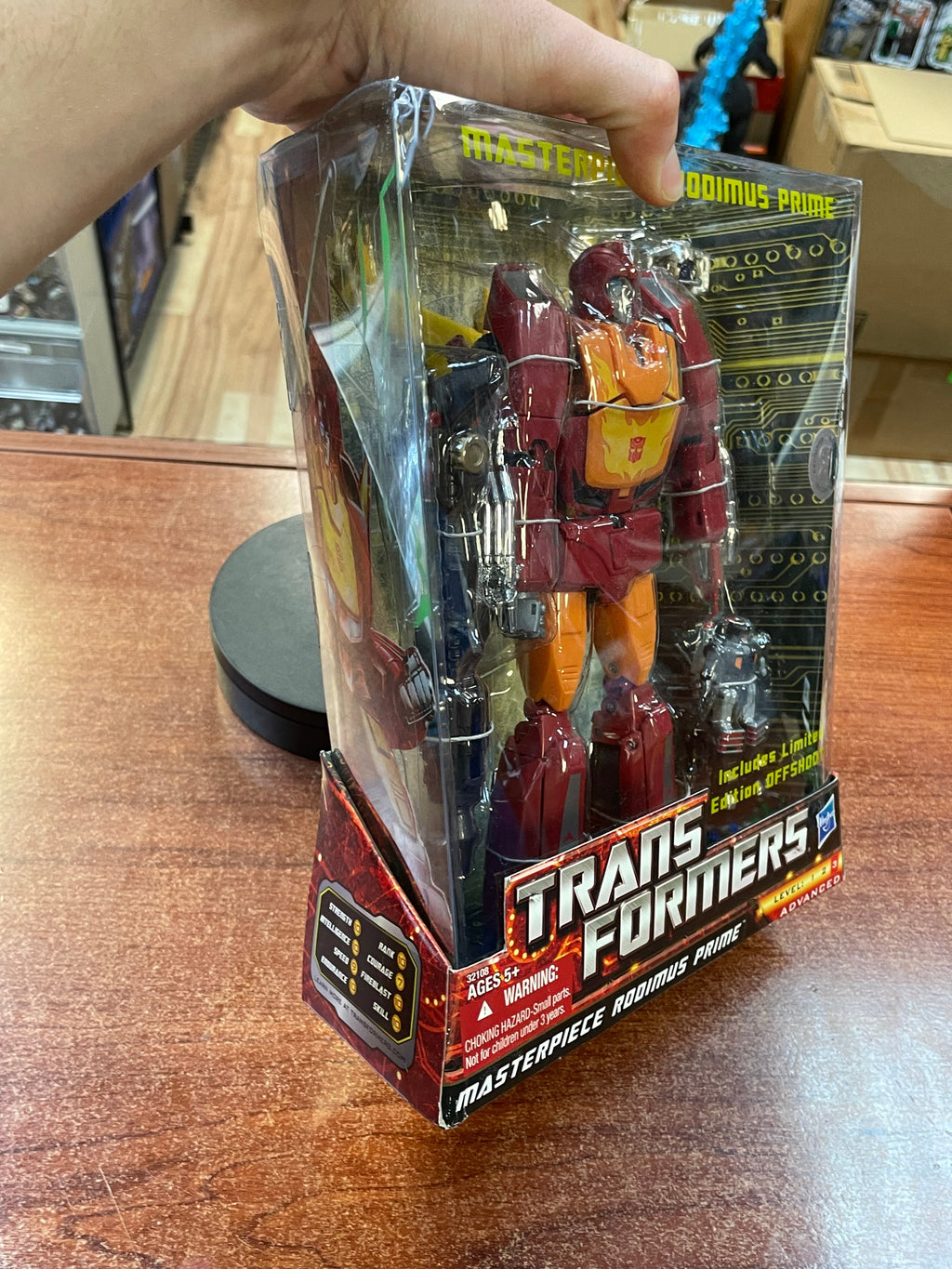 Rodimus Prime -TRU Exclusive- (Transformers Masterpiece, Hasbro) **SEALED** product image 6, provided for visual reference