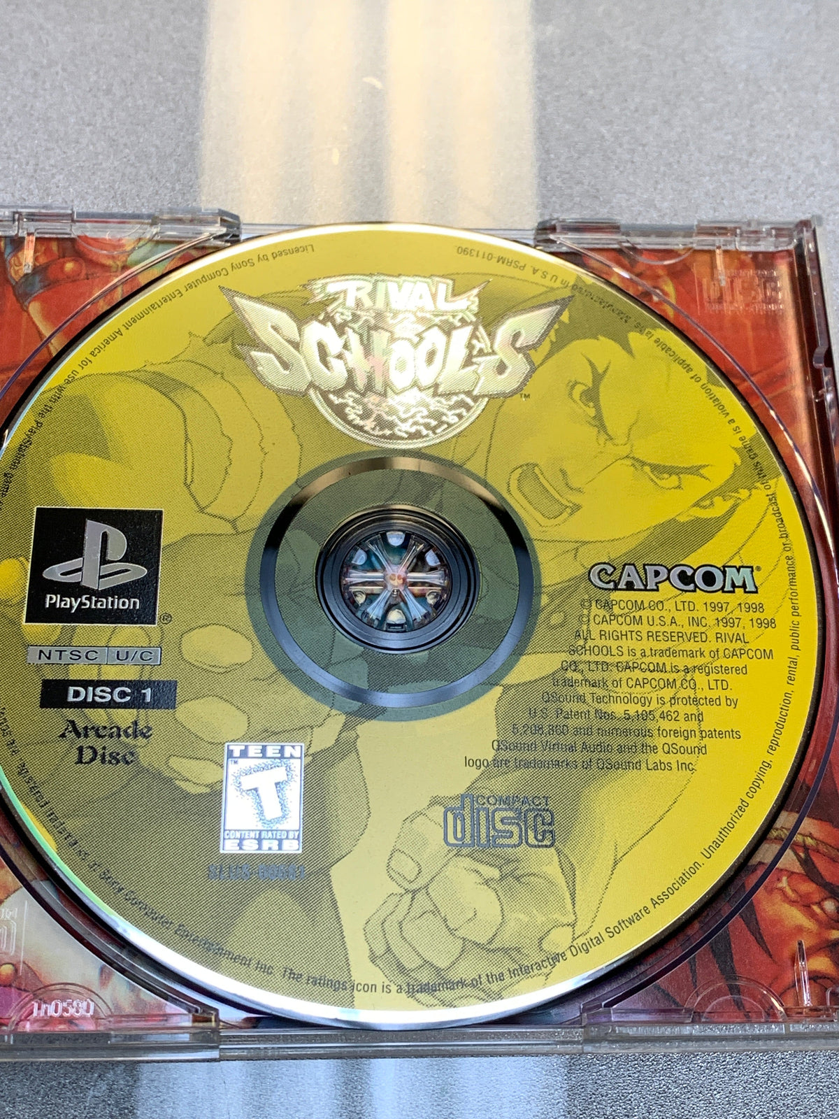 Rival Schools Capcom (PlayStation, Video Game) Tested Working product image 2, provided for visual reference and product