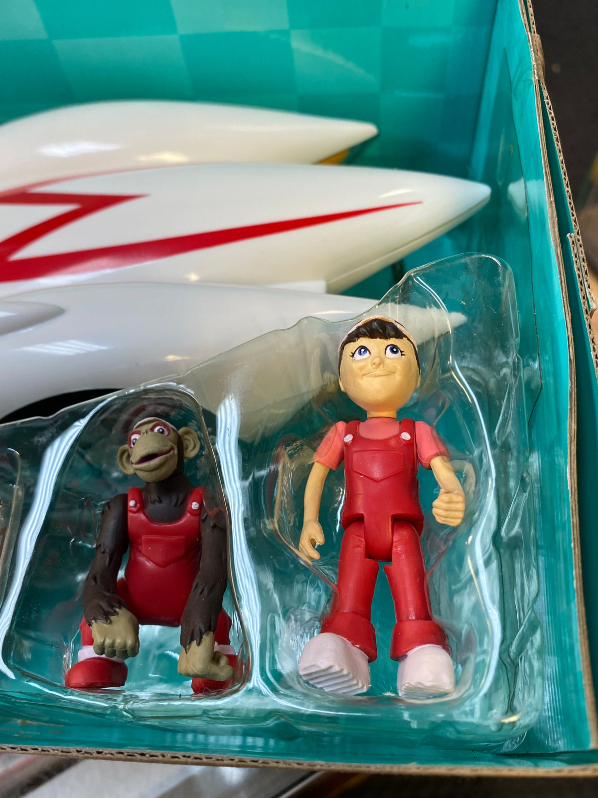 Mach 5 Playset with Spindle Chim Chim (Vintage Speed Racer, Resaurus) NEW product image 3, provided for visual reference and