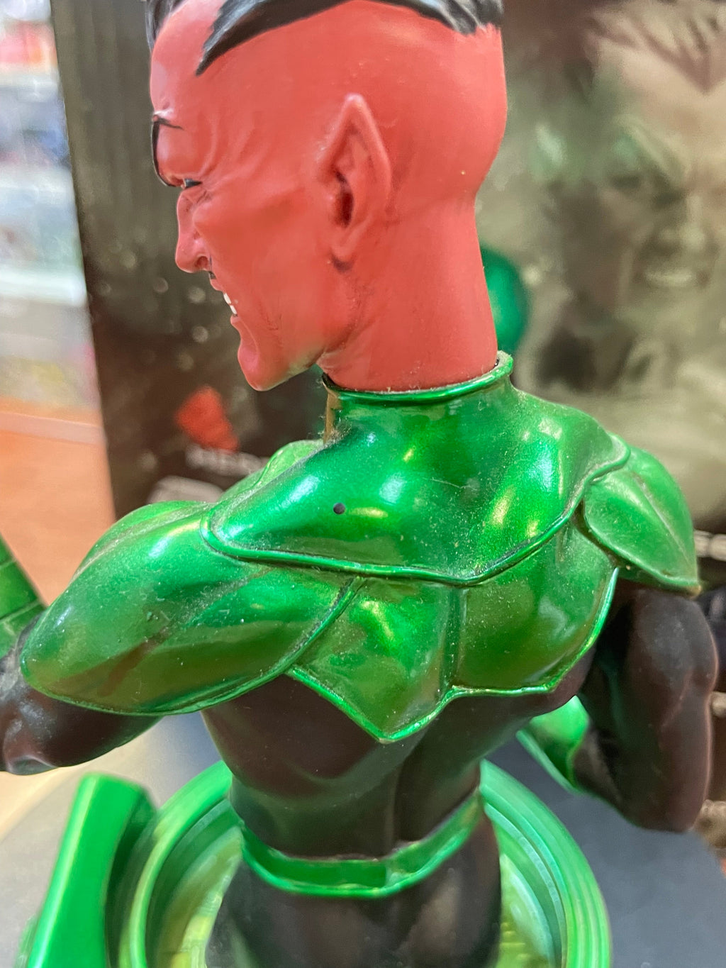 Green Lantern Sinestro Bust (DC Comics, DC Direct, Blackest Night) OPEN BOX product image 8, provided for visual reference
