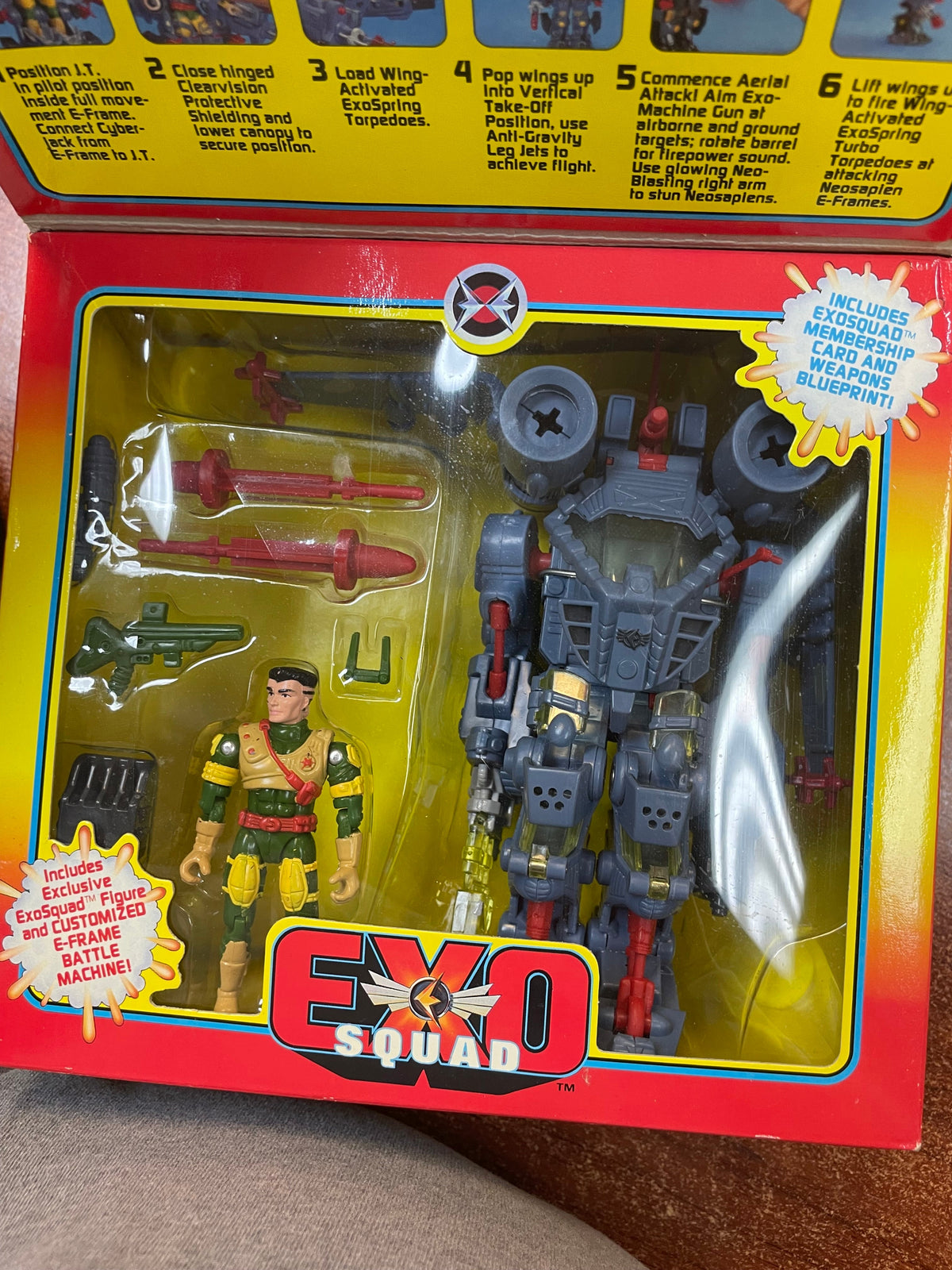 JT Marsh Aerial Attack E-Frame (Vintage Exo Squad, Playmates) **SEALED** product image 12, provided for visual reference and