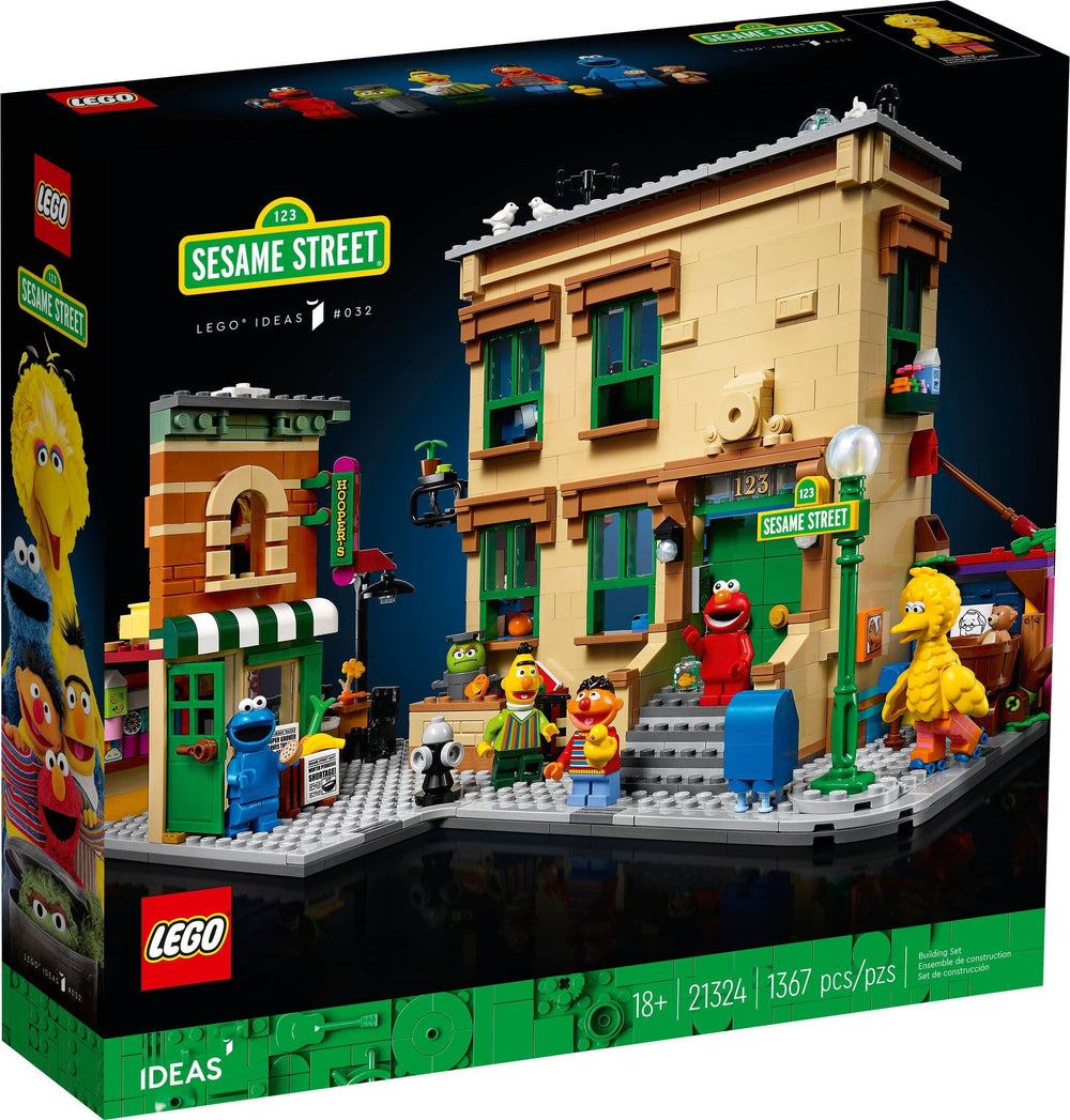 21324 LEGO Ideas: 123 Sesame Street (Retired) (New Sealed)