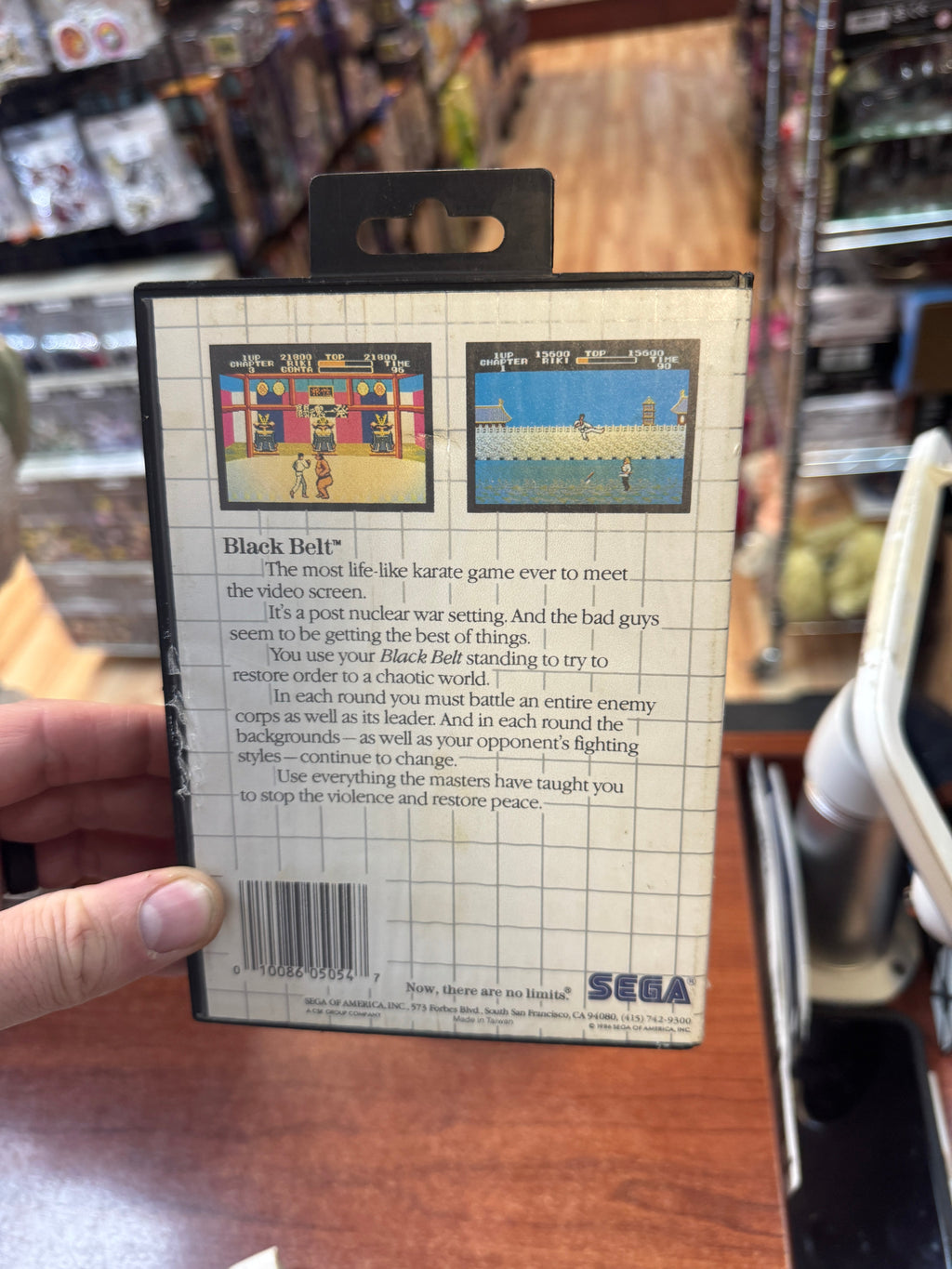 Black Belt with Box & Manual (Vintage Sega Master System, Video Game) product image 11, provided for visual reference and