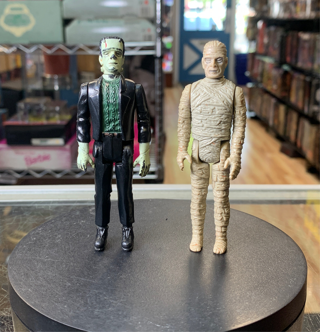 Frankenstein & Mummy (Vintage Universal Monster, Remco)**LOOSE** product image 9, provided for visual reference and product