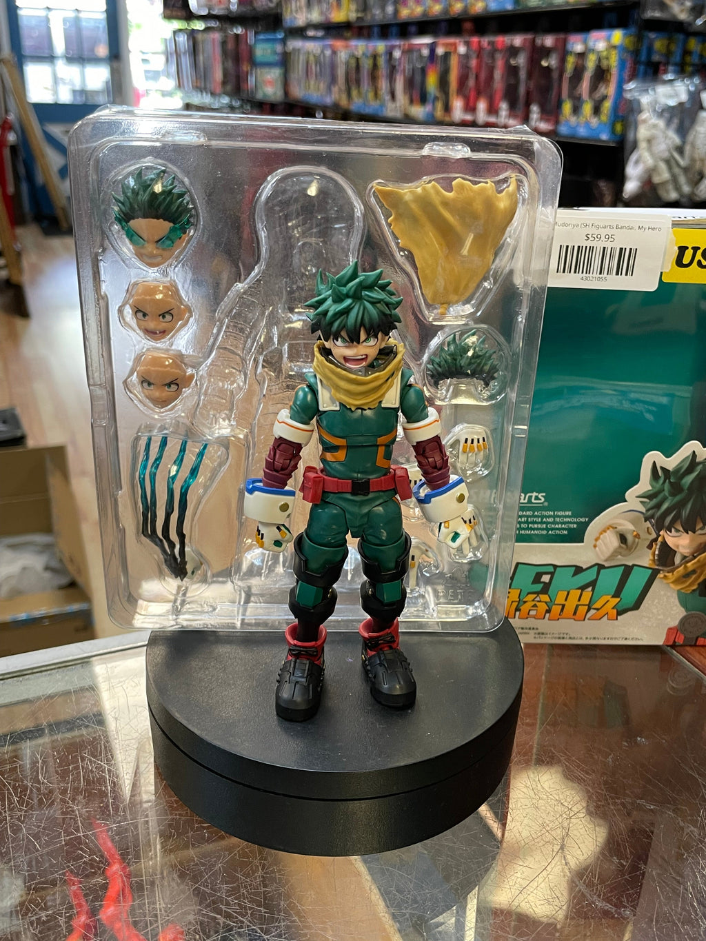 Izuku Mudoriya (SH Figuarts Bandai, My Hero Academia) *COMPLETE* product image 2, provided for visual reference and product
