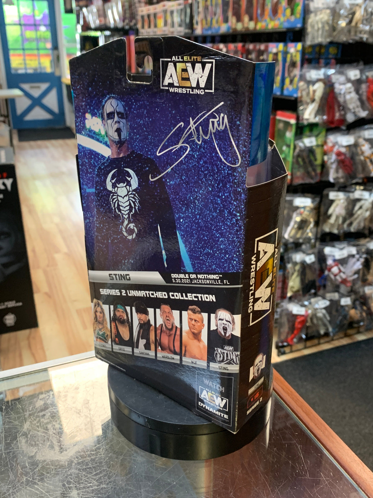 Sting Chase #09 Luminare (AEW All Elite Wrestling, Jazwares) **SEALED** product image 3, provided for visual reference and