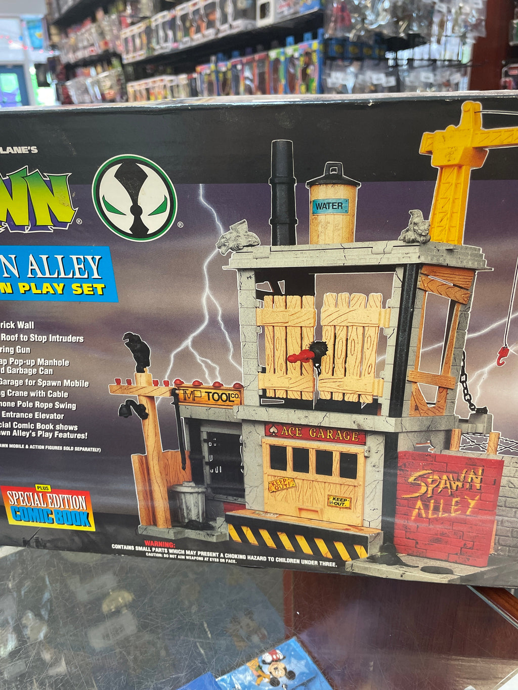 Spawn Alley Playset (Vintage Spawn, McFarlane) **SEALED** product image 3, provided for visual reference and product detail
