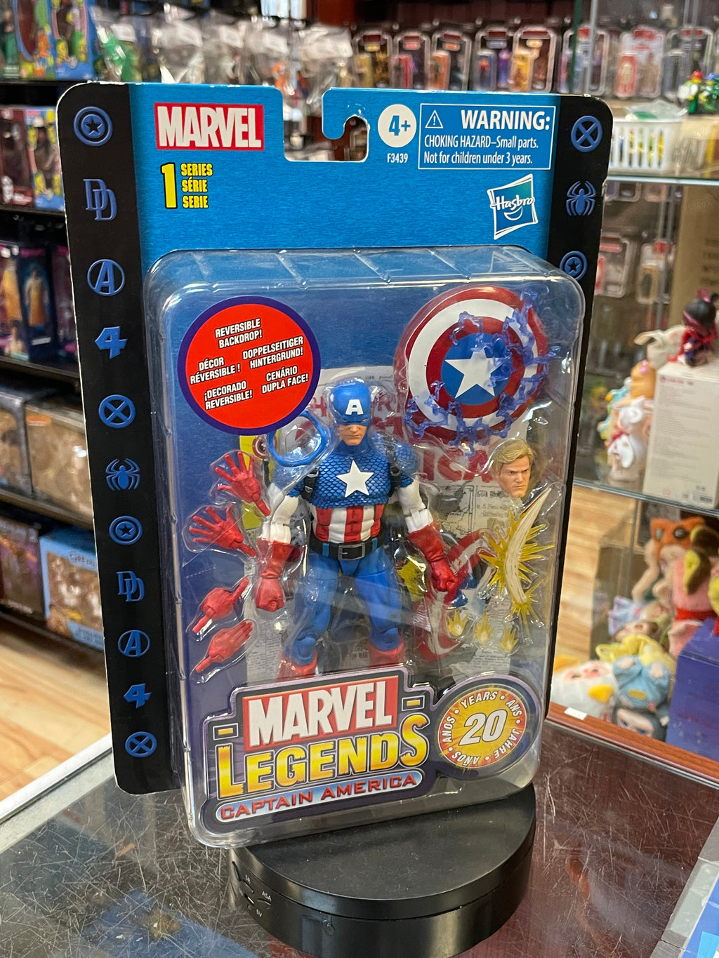 Captain America 20th Anniversary (Marvel Legends, Hasbro) *SEALED* product image 4, provided for visual reference and