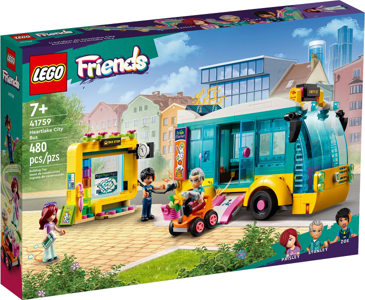 41759 Heartlake City Bus product image 1, provided for visual reference and product detail review