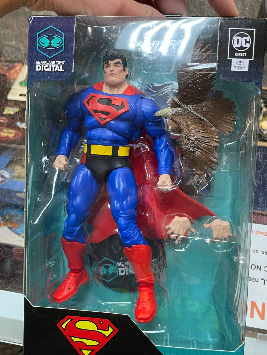 Superman Digital (DC Multiverse, McFarlane) SEALED product image 4, provided for visual reference and product detail review