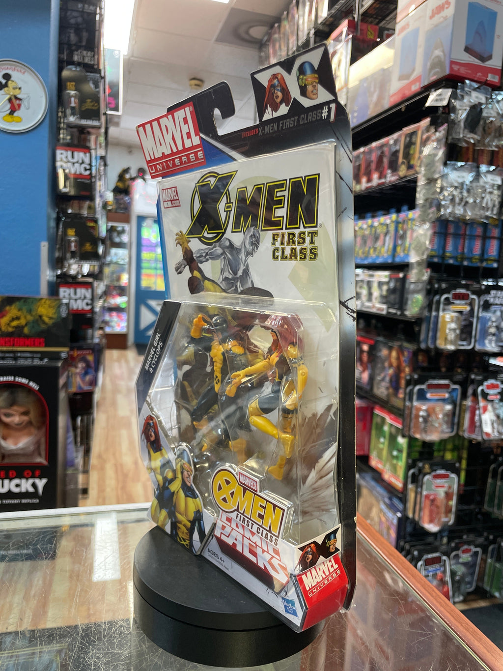 Marvel Girl & Cyclops 3.75 Comic Pack (Marvel Universe, Hasbro) SEALED product image 6, provided for visual reference and