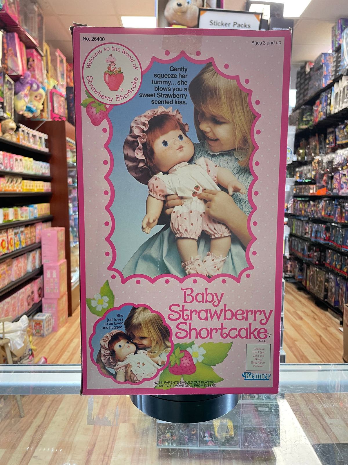 Strawberry Shortcake Baby Doll (Vintage Strawberry Shortcake, Kenner) **Open Box** product image 4, provided for visual