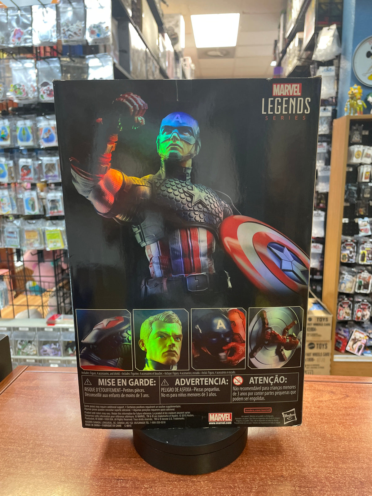 Captain America -Deluxe 12"- (Marvel Legends, Hasbro) **COMPLETE** product image 8, provided for visual reference and