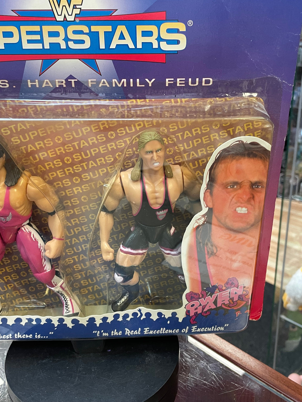 Bret Hart & Owen Hart Family Feud (WWF Bone Crunchers, Jakks Pacific) SEALED product image 5, provided for visual reference