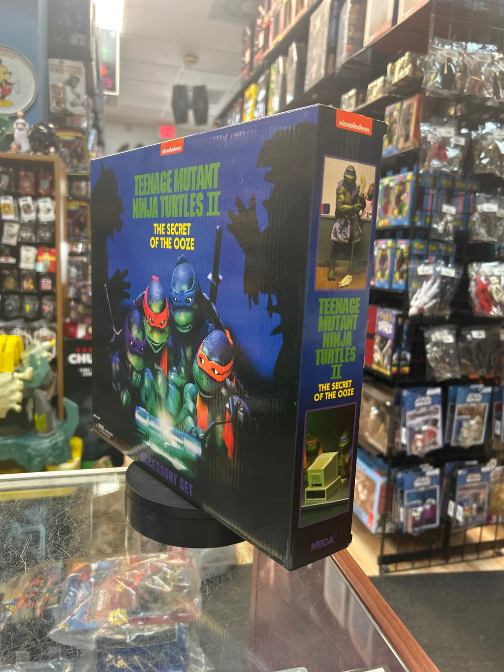 Secret of the Ooze Accessory Set (TMNT Ninja Turtles, NECA) **SEALED** product image 6, provided for visual reference and