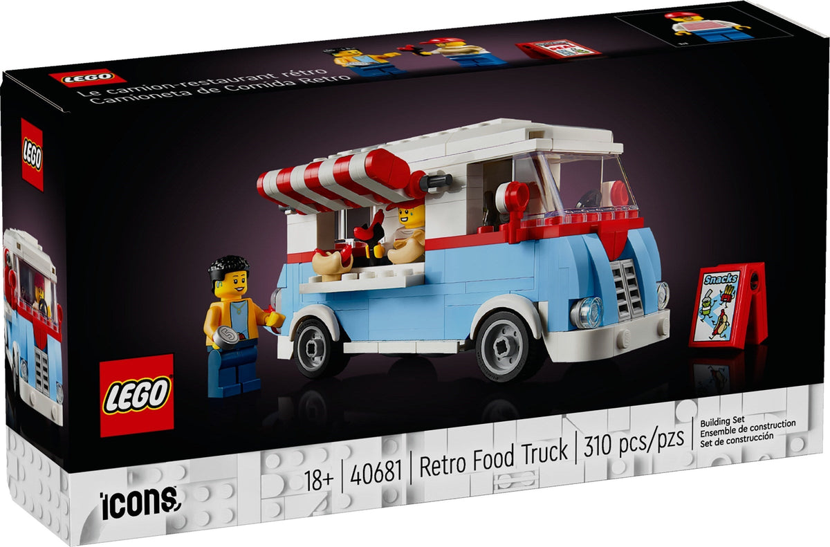 40681 Retro Food Truck (Retired) (New Sealed) product image 1, provided for visual reference and product detail review
