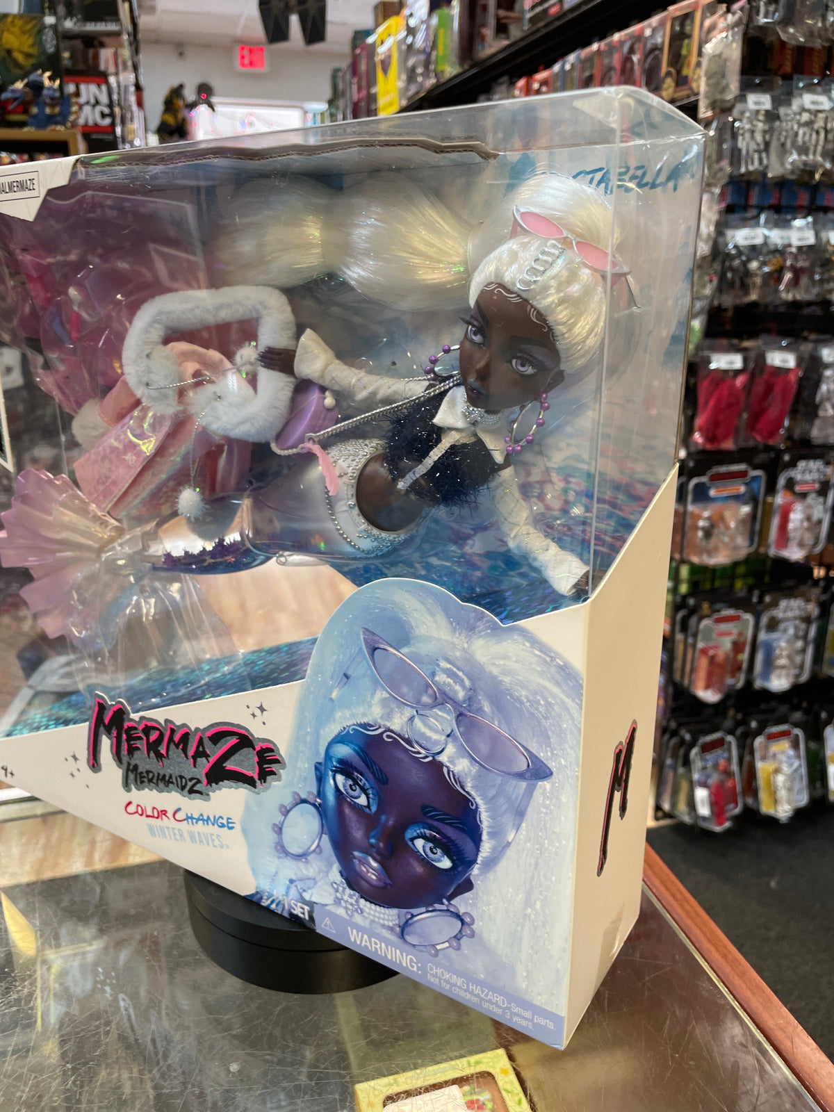 Color Change Crystabella Mermaze (Mermaidz, MGA Entertainment) NEW product image 2, provided for visual reference and