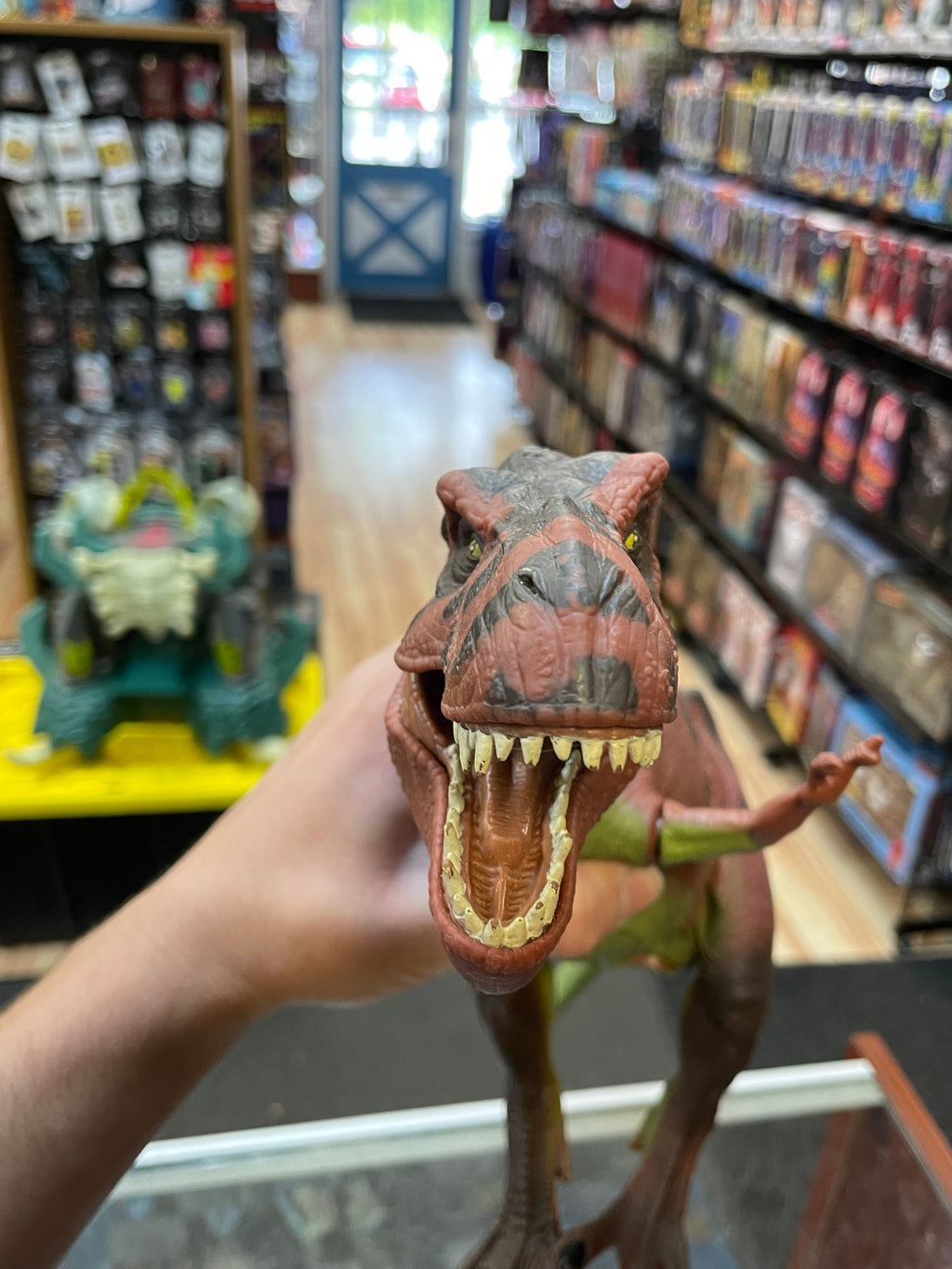Red Tyrannosaurus Rex JP09 (Vintage Jurassic Park, Kenner) **Untested** product image 15, provided for visual reference and