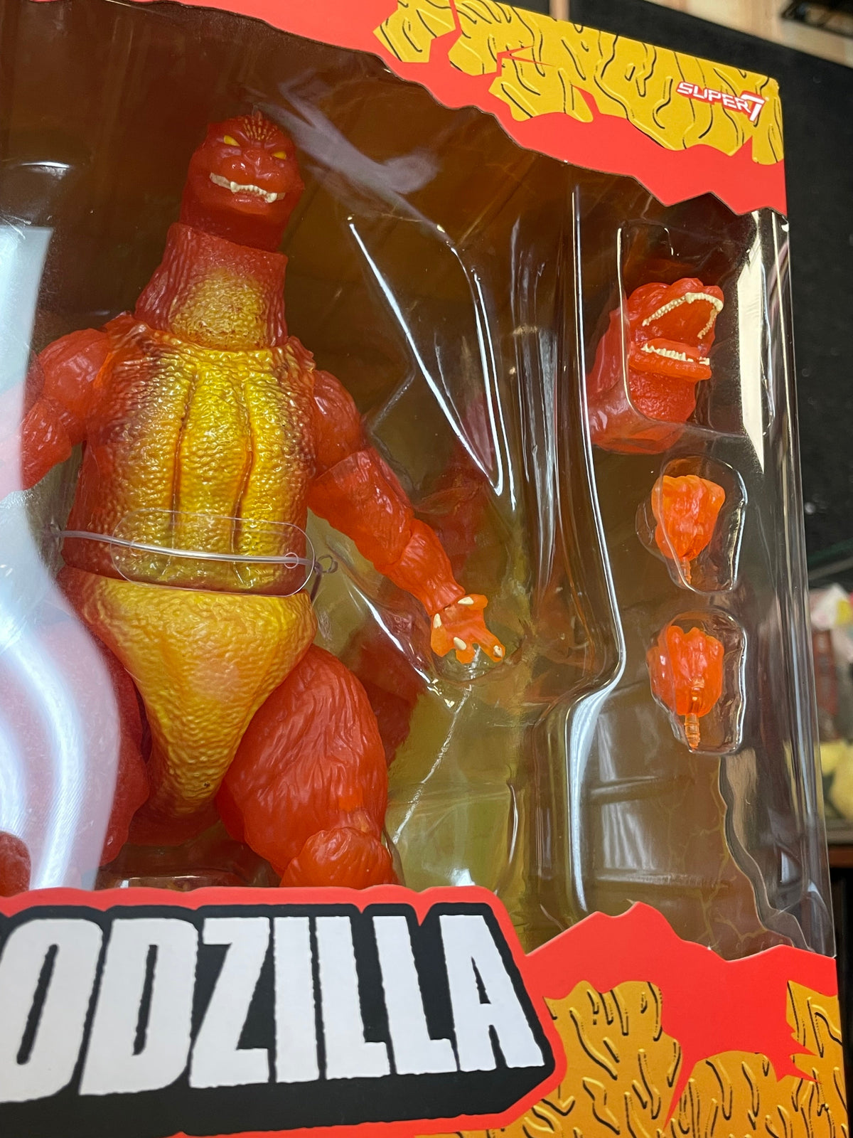 Blazing Godzilla 1995 (Godzilla, Super7 Ultimates) SEALED product image 6, provided for visual reference and product detail