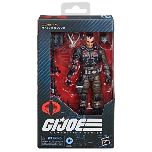Major Bludd #166 (GI Joe Classified, Hasbro) SEALED product image 1, provided for visual reference and product detail review