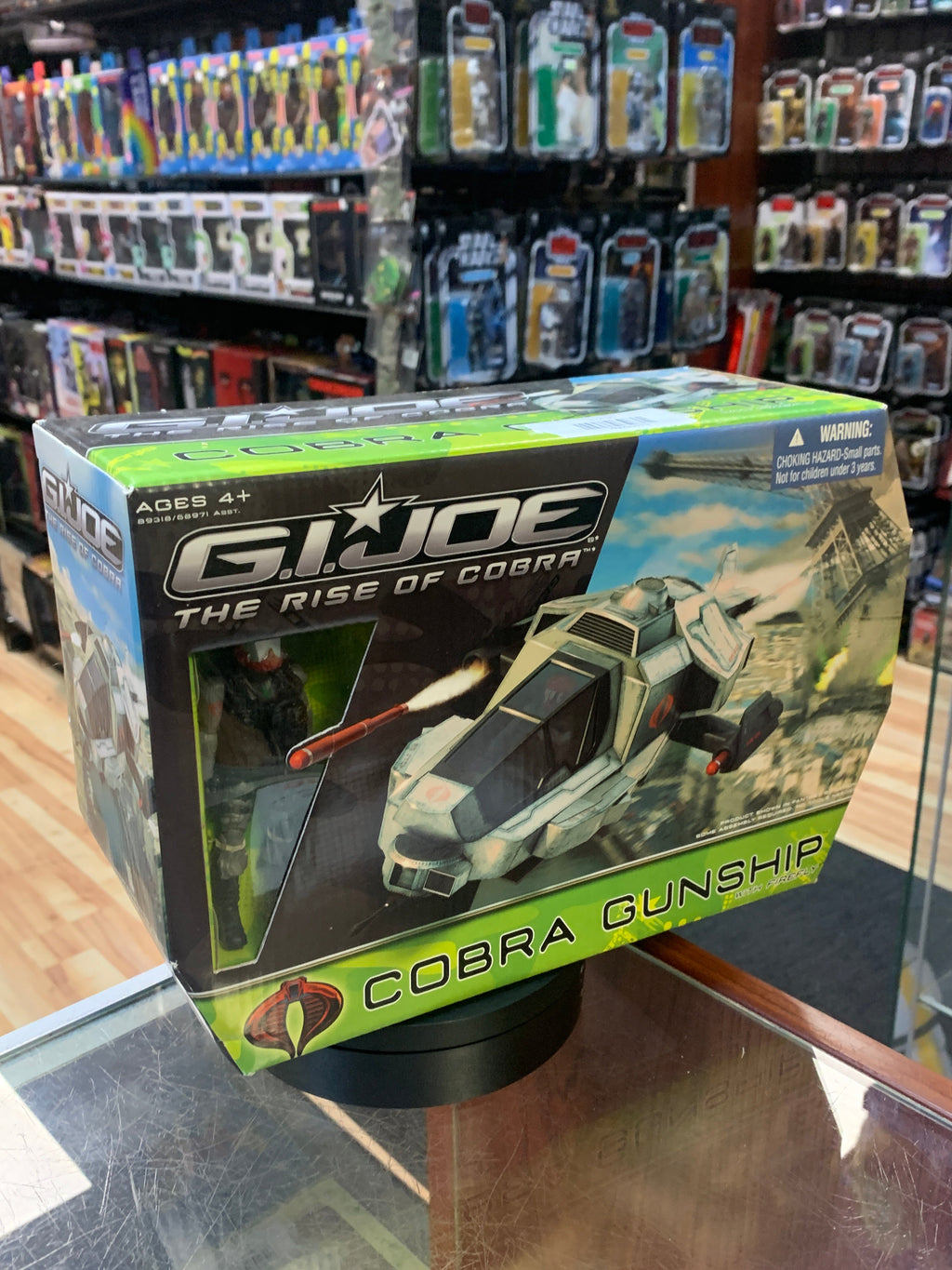 Cobra Gunship with Firefly (GI Joe Rise of Cobra, Hasbro) SEALED product image 4, provided for visual reference and product